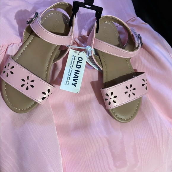 Rare Editions Pink Dress and Pink Sandals Size:8 - Picture 6 of 7